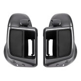 HR3 Gauntlet Gray Metallic Vented Lower Fairing Kit For Harley Touring models 2014-2024